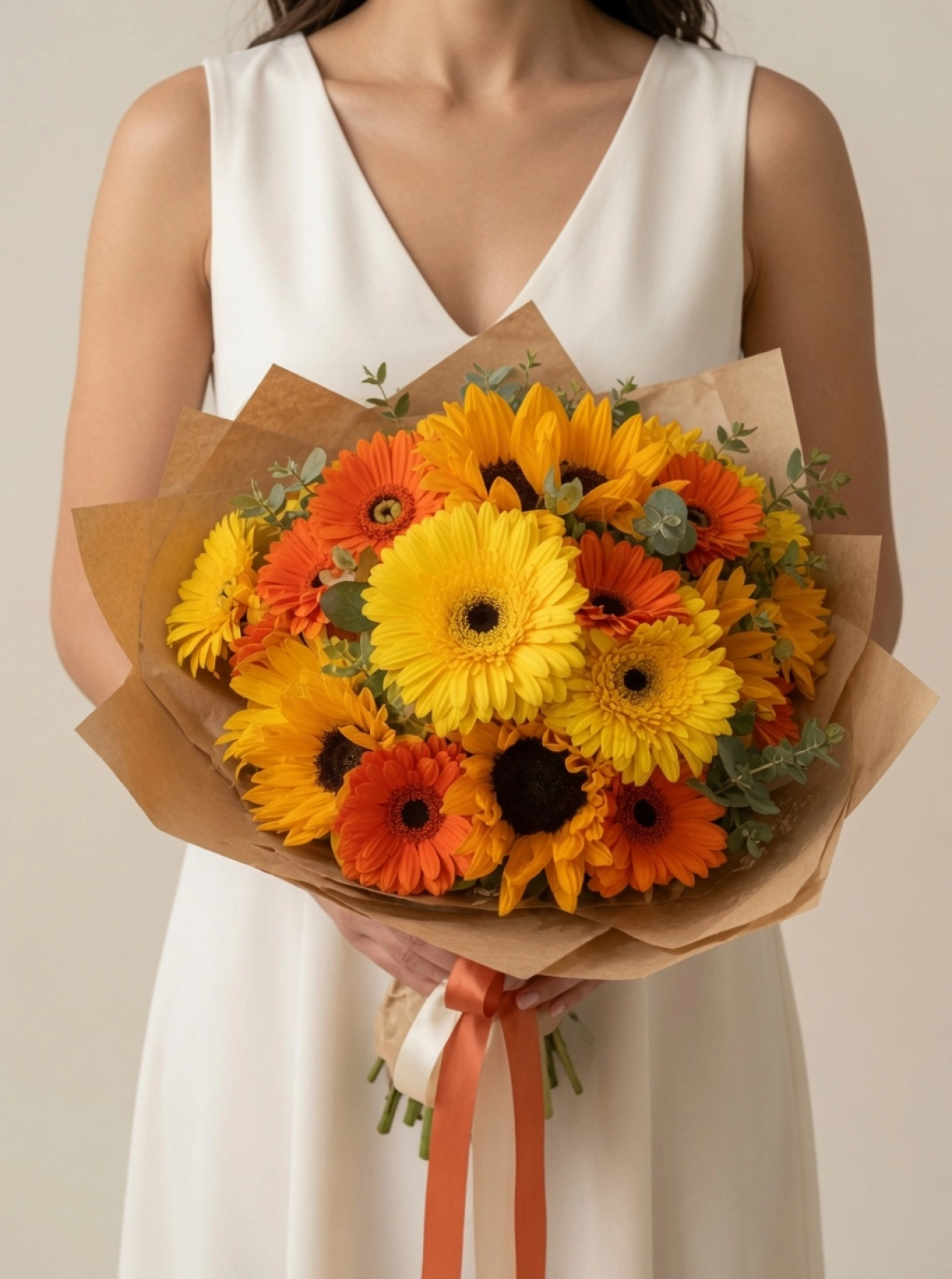 Ayçiçeği Gerbera Buket