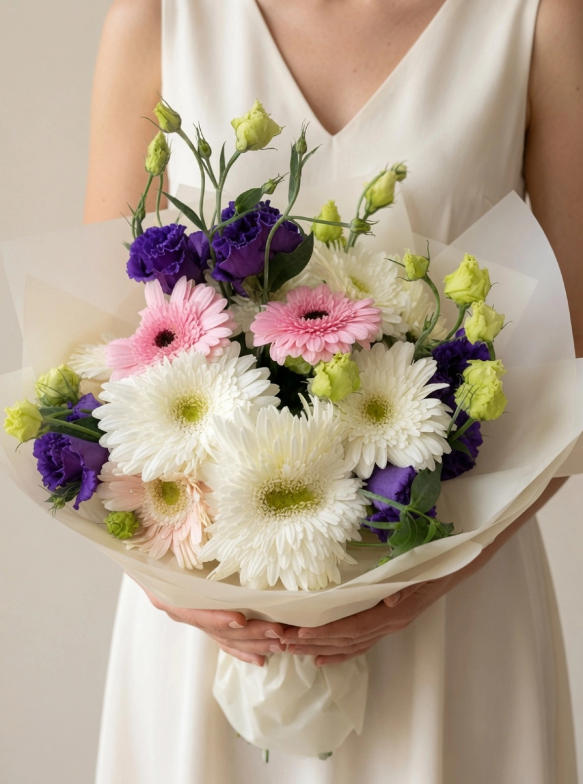 Gerbera Lisianthus Buket