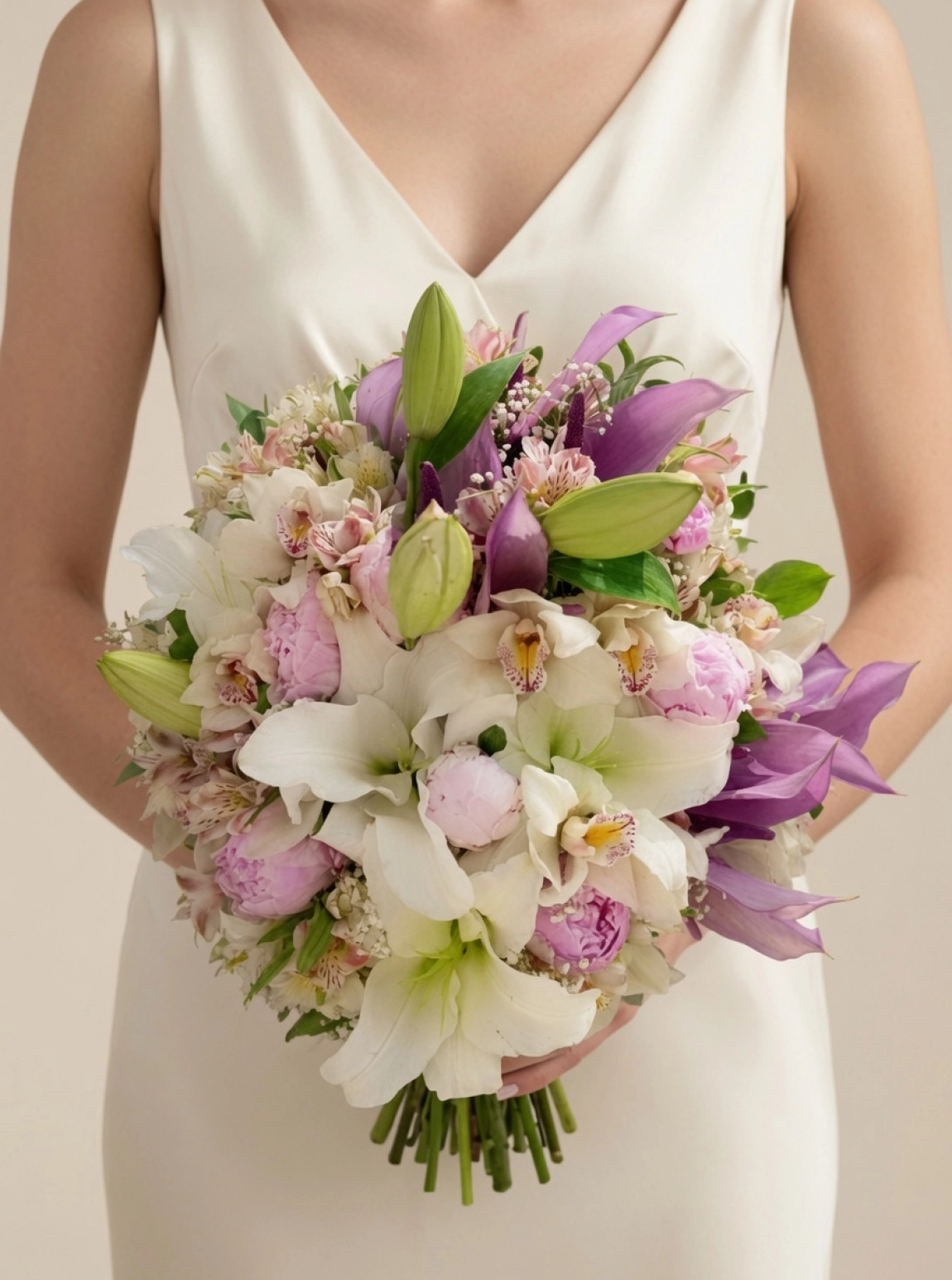Kazablanka Anthurium Peony Buket