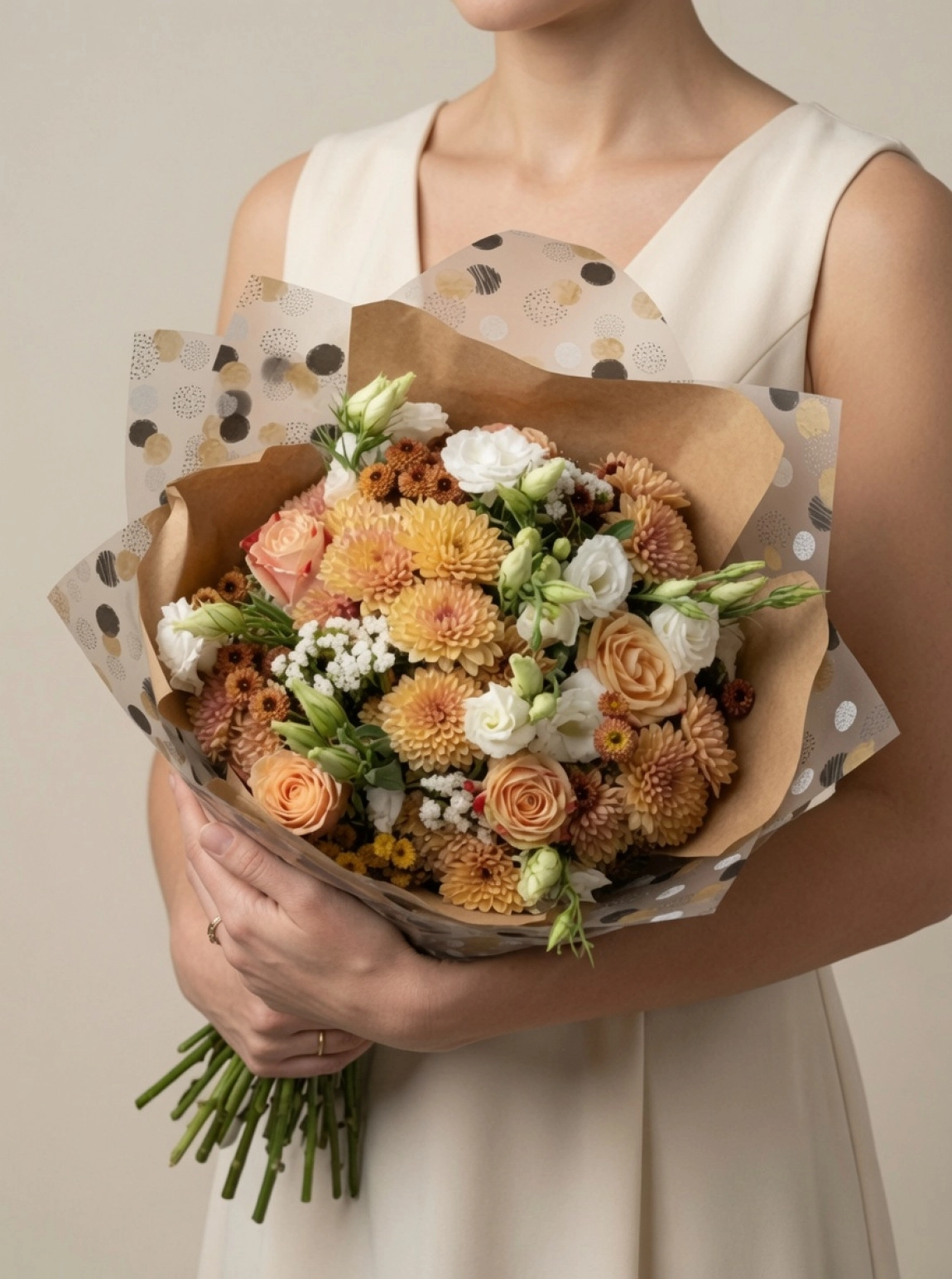 Krizantem Ve Lisianthus