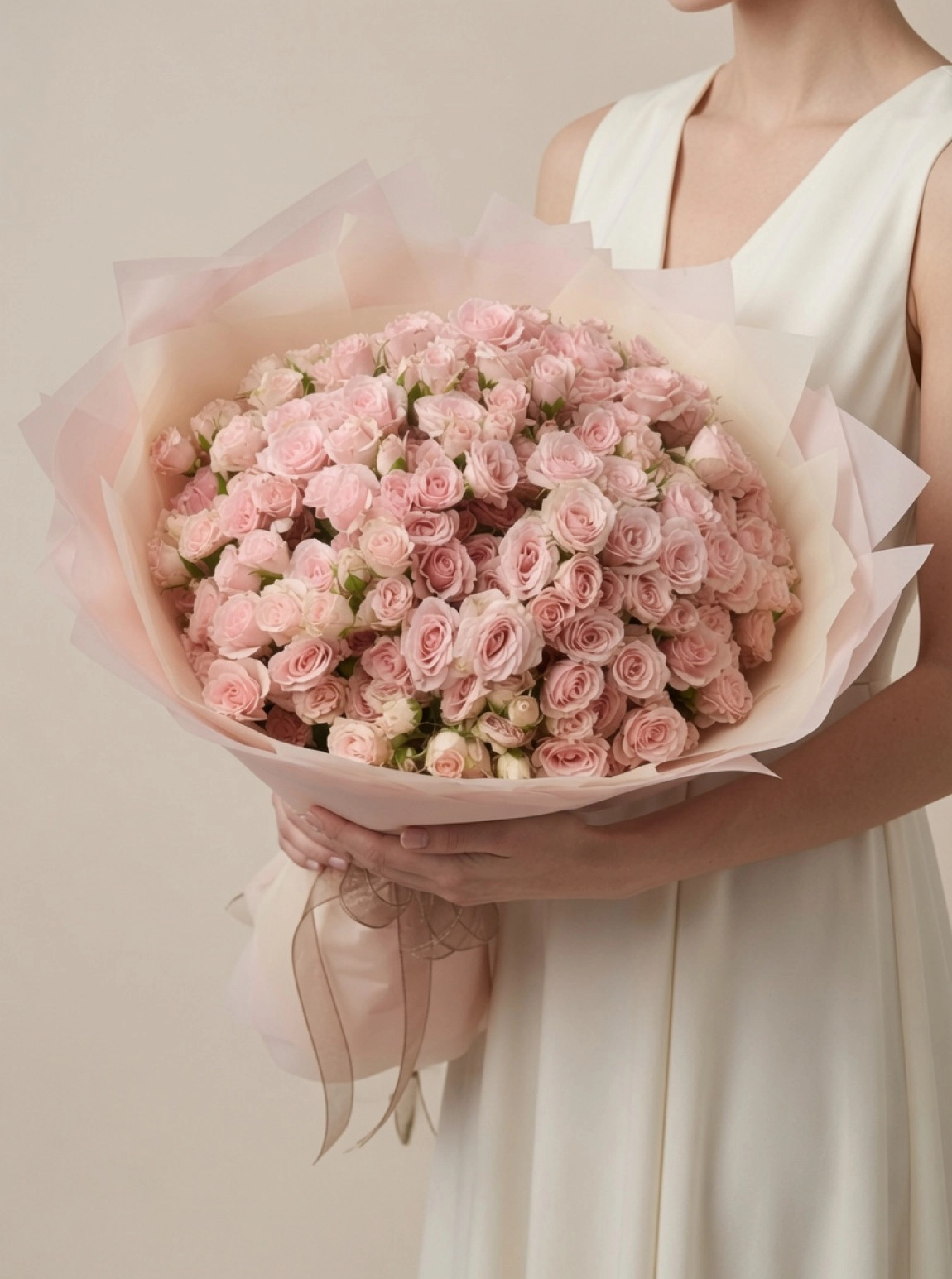 Pembe Sprey (Mini) Gül Buket