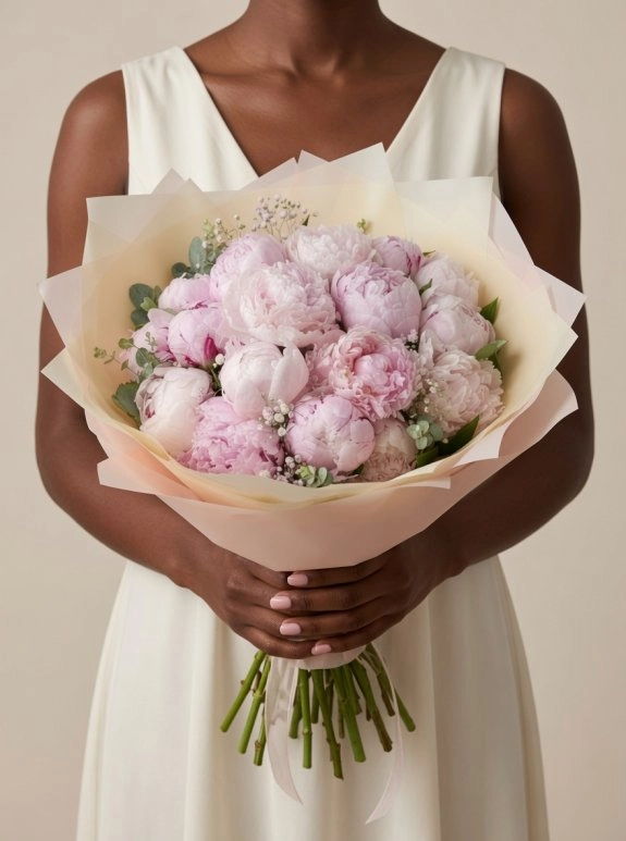 19 Adet Peony Buket