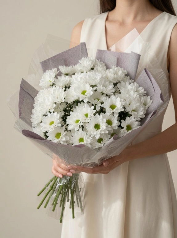 Beyaz Papatya Buketi