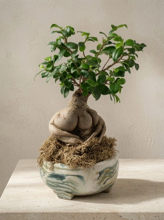 Bonsai + Özel Vazo
