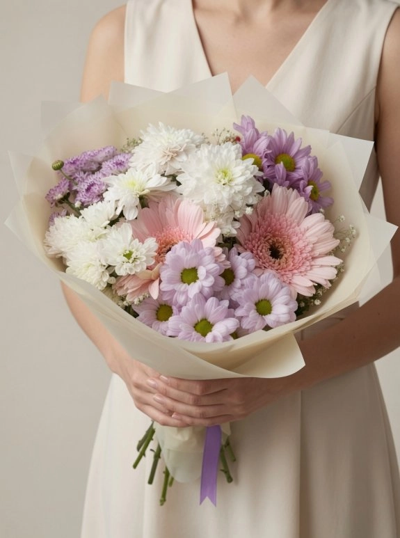 Gerbera Ve Papatya Buket